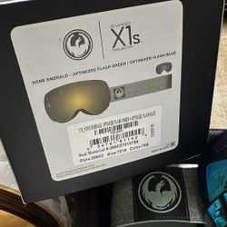 Dragon X1s Snowboard Goggles 