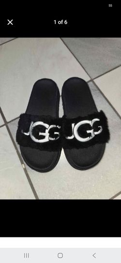 Ugg laton fur slides