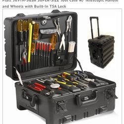 PLATT 369TH-SGSH SUPERSIZE TOOL CASE WITH WHEELS & TELESCOPING HANDLE