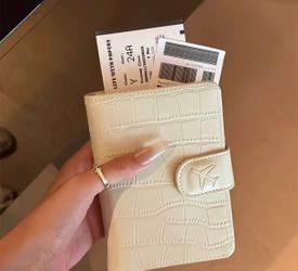 Korean Ins-Style Minimalist Multi-Functional Faux Leather Passport Holder, Travel Document Card Organizer, New Arrival Multi-Card Slot Travel Wallet w
