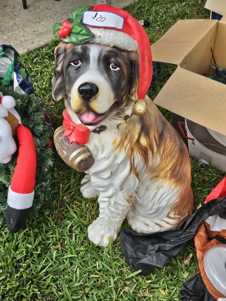 Christmas Labador Light Up Dog