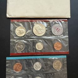 1963 US Mint Uncirculated Set Of 10 Coins In OHP
