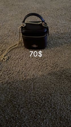 Small Brown Signature Coach Crossbody