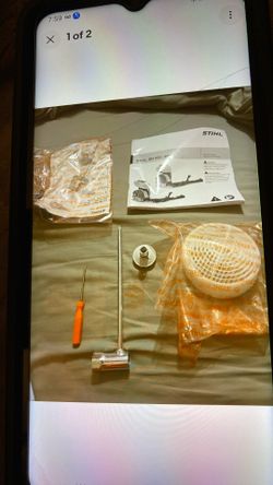 STIHL SR430 SR450 Deflector Screen Set Spray Baffle Screens Tool Manual - New