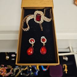 Red Costume Jewelry 