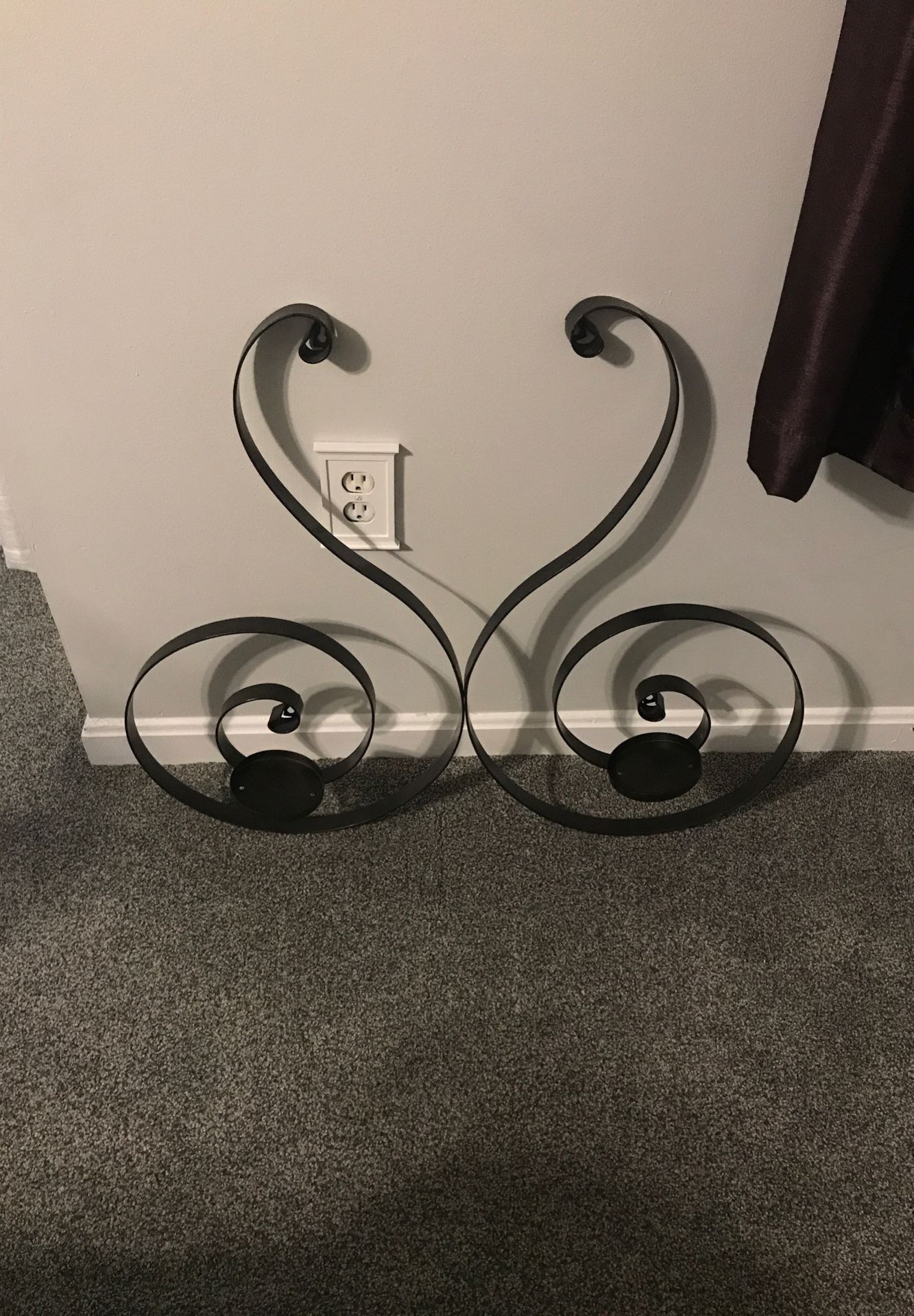 Metal Wall Candle Holders