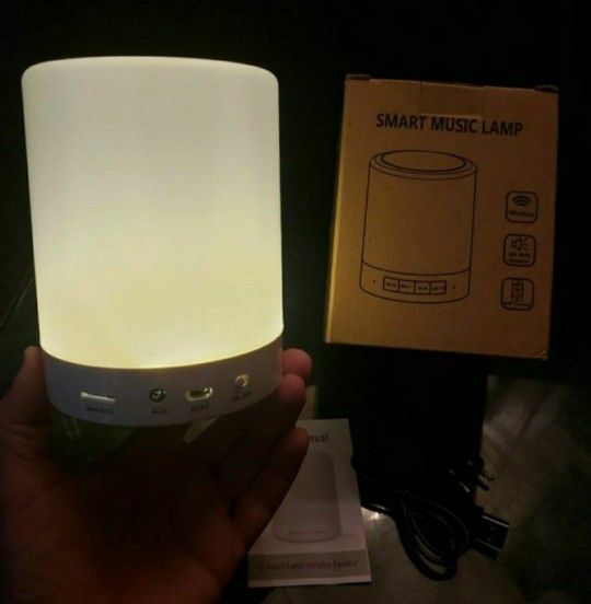 ((NOT AVAILABLE)) π₯ DIABLA'z - NEW UNUSED - Color Changing Portable Bluetooth Wireless Speakers Touch Night Light Smart Lamp