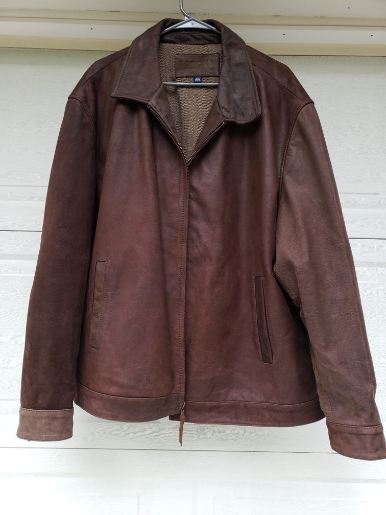 Sonoma leather jacket. Size XXL
