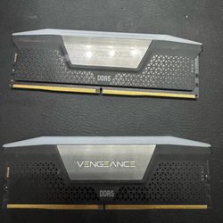 CORSAIR - VENGEANCE RGB 32GB (2x16GB) DDR5 6000MHz C36 UDIMM Desktop Memory - Black