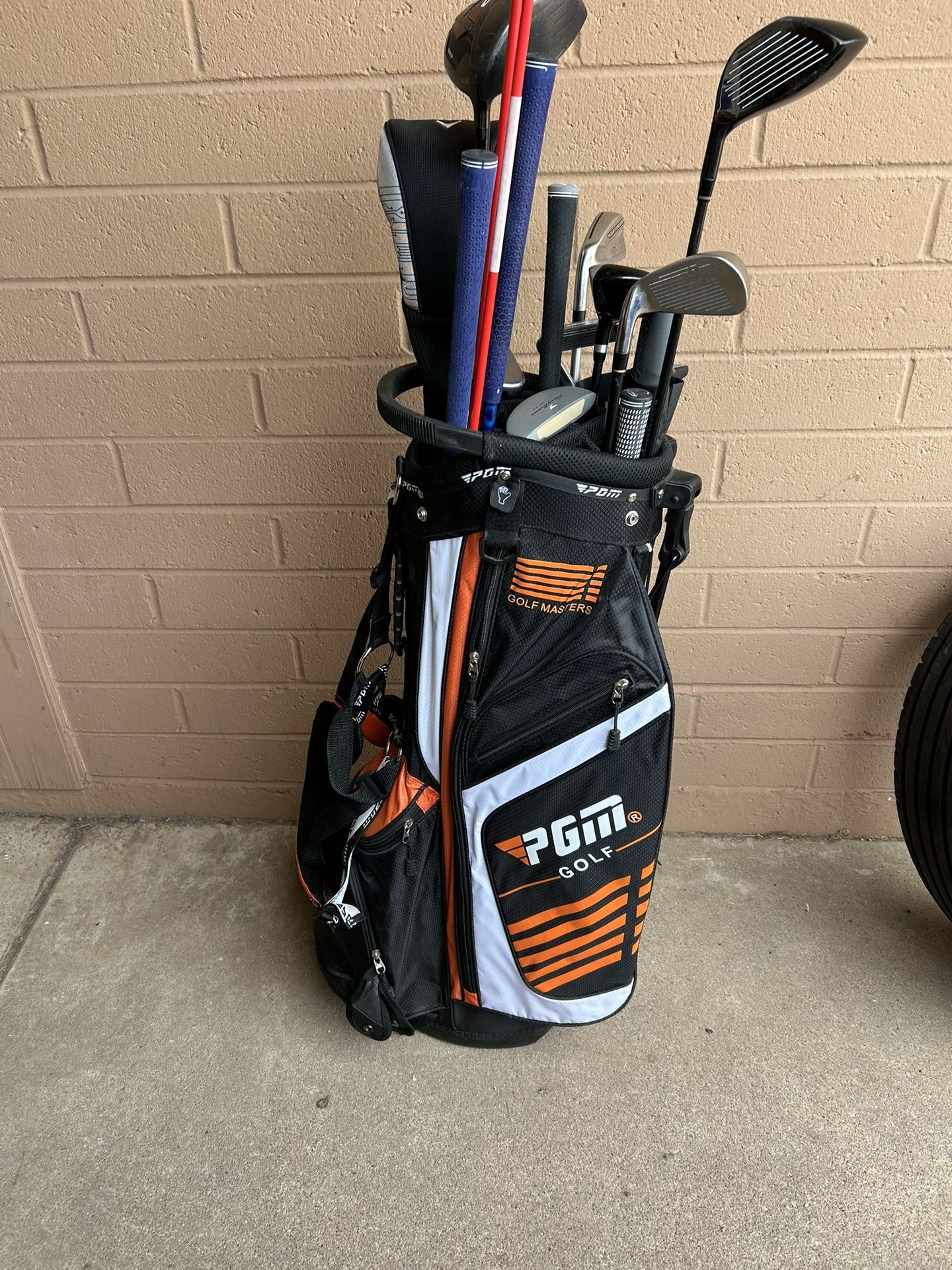PGM Golf Bag And Clubs