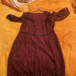 Boston Proper Purple Dress Size 12