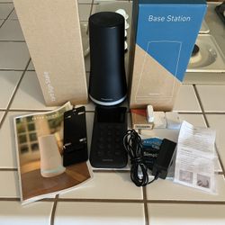 Simplisafe Base Station SSBS3 Security Alarm, Power Cord, Key Pad Motion Sensor