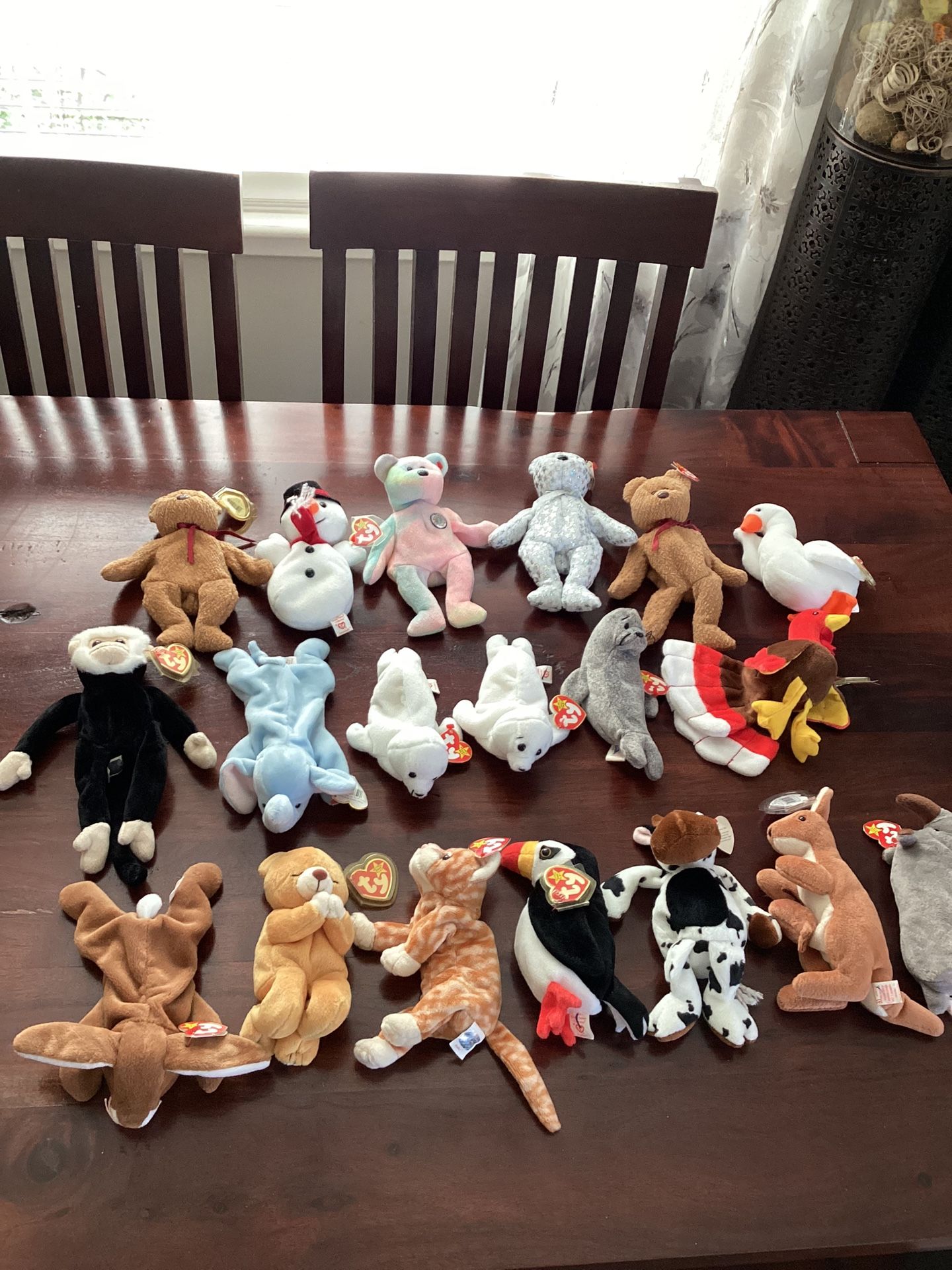 This is a collection of 19 Beanie Babies
