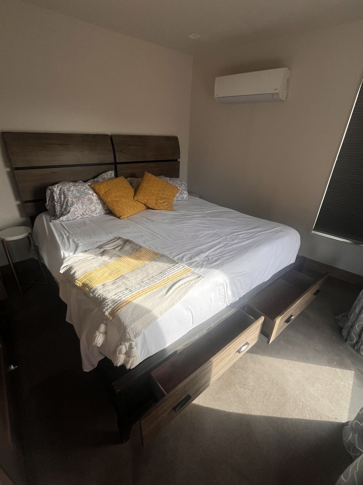 MUST SELL. King Size Bed And Bed Frame 