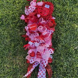 Valentines  Door Wreath   $30