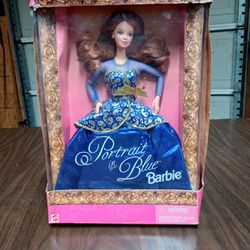 1997 Portrait In Blue Barbie