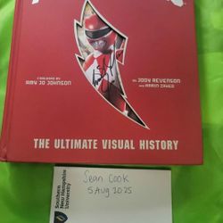 Power Rangers: The Ultimate Visual History Signed Book