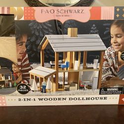 Fao Schwartz Wooden Doll House