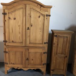 Beautiful Wood Armoire 