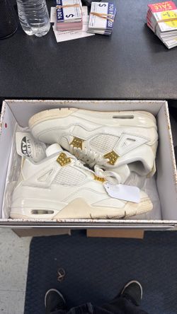 Nike air Jordan 4 Metallic Gold