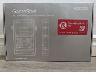 ClockworkPi GameShell Open Source Emulation Red Handheld Game Console
