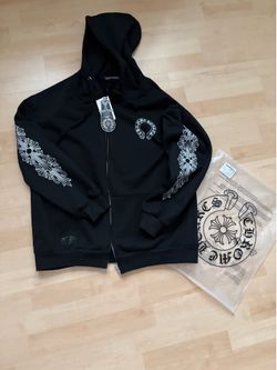 Chrome heart zip up size small