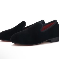Ferucci Velvet Men’s Formal Wedding Party Occasion Black Tuxedo Loafers Sz. 5