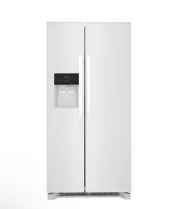 22.3 Cu. Ft. Side-by-Side Refrigerator with Ice Maker – White