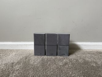 Bose 3 Double Cube Home Theater Surround Satellite Speakers