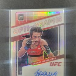 Ufc Joanna Jedrzejczyk Autograph Card Opti-graphs 2022