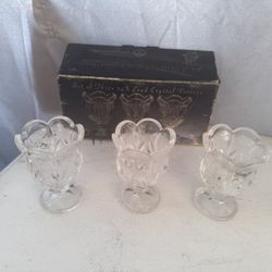 Bohemia 24% Lead Crystal Votives ( Set Of Three)