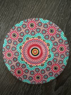 Kaléidoscope Glass Decorative cup holder