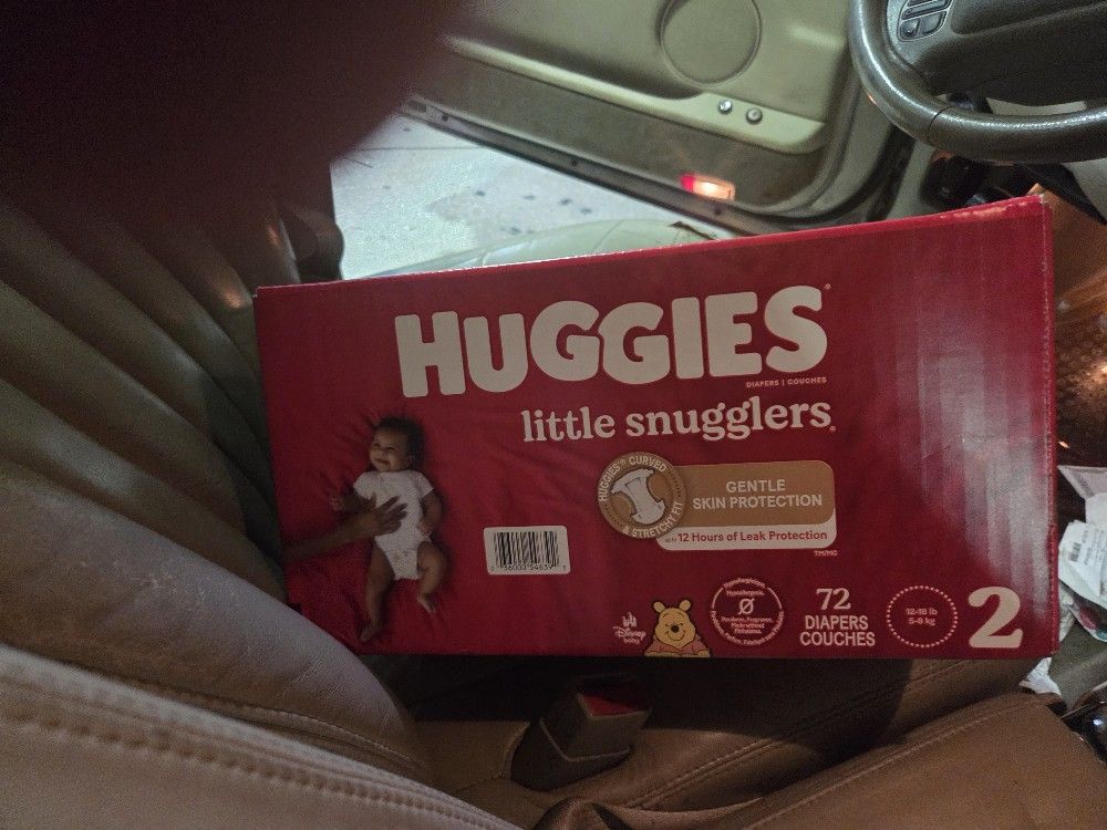Huggies Little Snugglers Size 2 72 Diapers