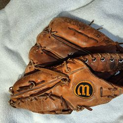 Wilson The A2000 XLC Dual Hinge 12" Glove  -  fits on Left Hand - Used