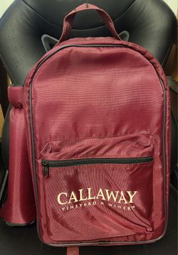 Callaway Winery Picnic Backpack w/ Wine Bottle Carrier