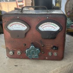 Ever wonder why you’re so testy? Vtg 1950s Sun Untested Volt Tester: