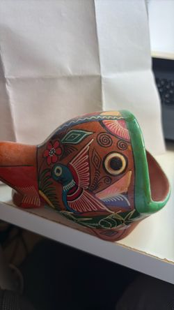 Folk art pottery