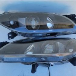 04-09 Mazda3 Projector Headlights Luces Focos Micas Faros Faroles Headlamps 