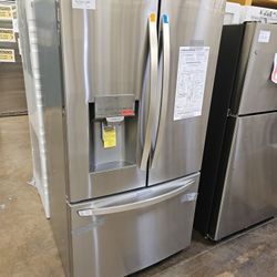 LG Stainless Steel Refrigerator French Style 36 Inch Wide
