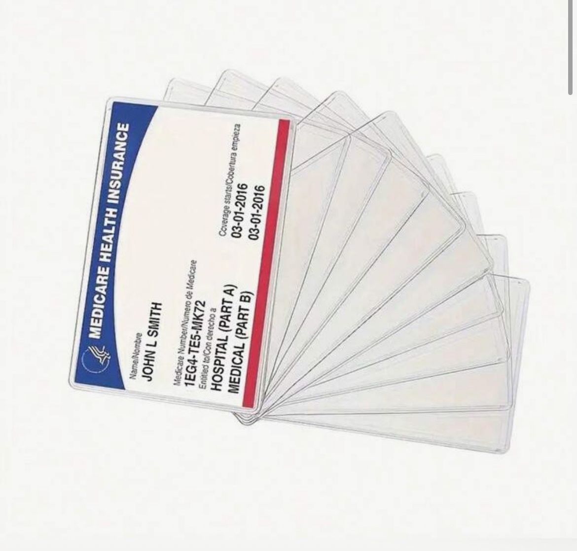 10pc Waterproof Card Saver