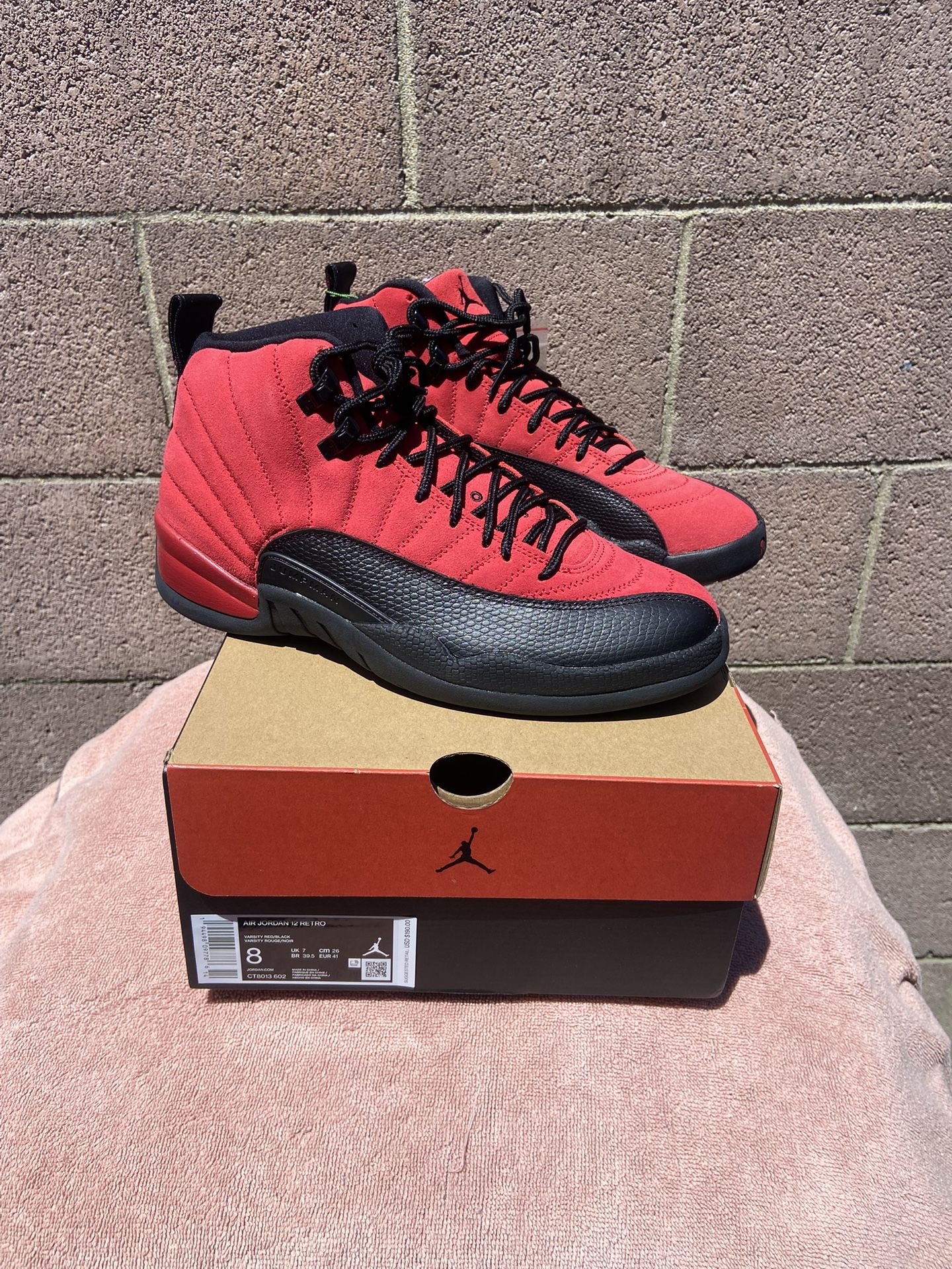 Jordan 12 Reverse Flu Game