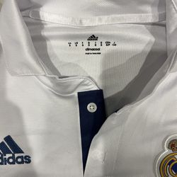 White Real Madrid Adidas Jersey