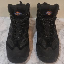 MEN’S DICKIES FRONTIERHIKE STEEL TOE WATERPROOF BOOTS SIZE 11 - USED 