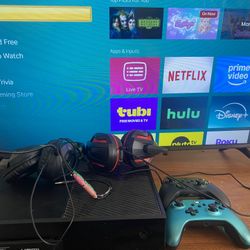 Xbox With Flat Screen 
