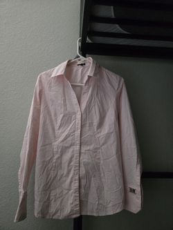 Womens Express Long Sleeve Collared Shirt Lot Size L