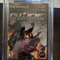 PS2 G.I.Joe The Rise Of Cobra Graded A+ 9.8
