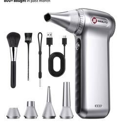 Brand New Compressed Air Duster-125,000 RPM Cordless Electric Air Duster, Rechargeable Super Power Air Blower with 3-Gear Turbo Fan, Air Blower for PC