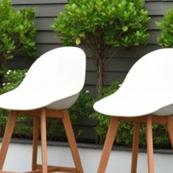 Set Of 3 IKEA FANBYN  Ergonomically Designed Bar Chairs With The Backrest Seat H25 1/4" 