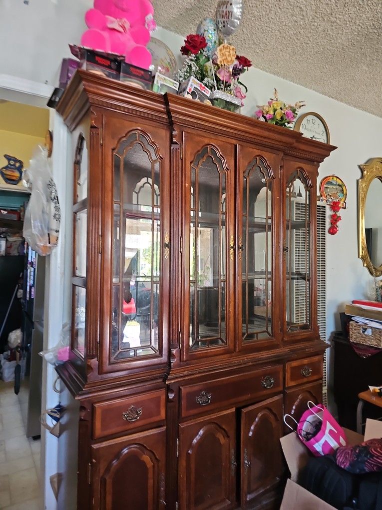 China cabinet.