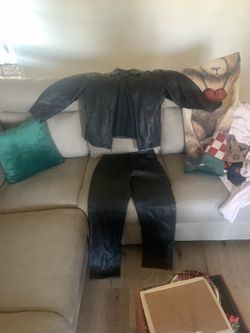 Leather Jacket And Pants Wilson